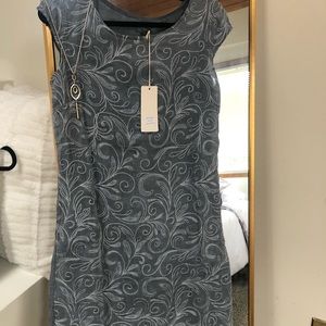 Capped sleeve dress